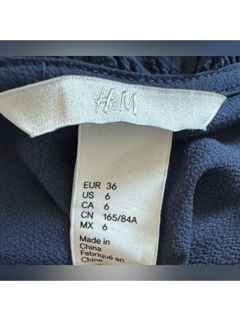H&M Women’s blue dress size 6 - Picture 5 of 7